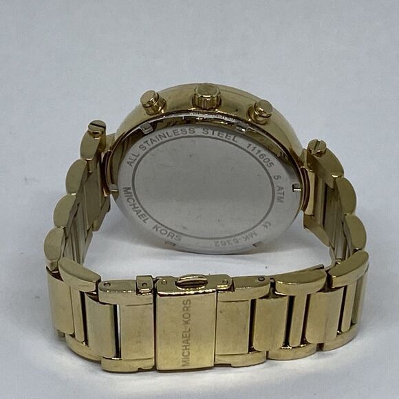 Michael Kors Sawyer MK6362 Womens Stainless Steel Analog Dial Quartz Watch OP729 - Picture 10 of 12